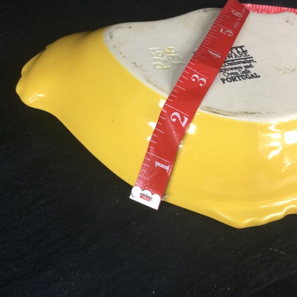 Cerutil Portugal Stoneware Yellow Chicken Dish - Picture 5 of 7